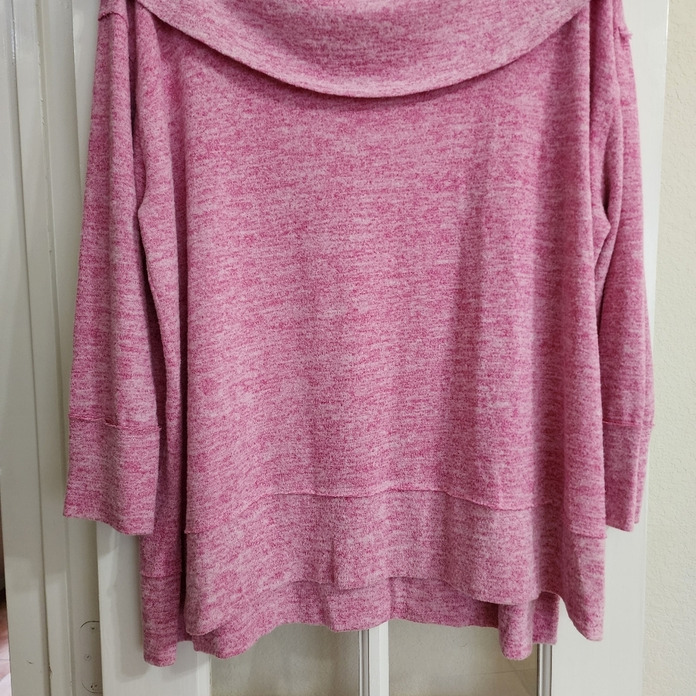 Dear Scarlett Lounge Set Plus 2X Pink Cowl Neck Buttery Soft Travel Loungewear - Picture 6 of 16
